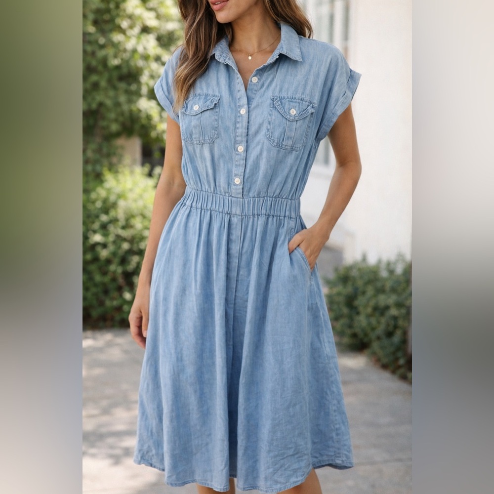 Denim dress